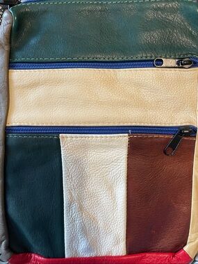 Bag from Mexico with many zippers